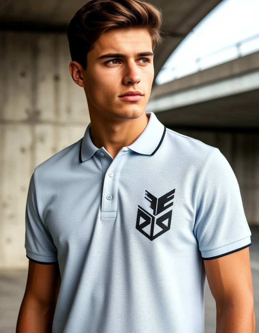 Футболка поло с логотипом Футболка поло с логотипом